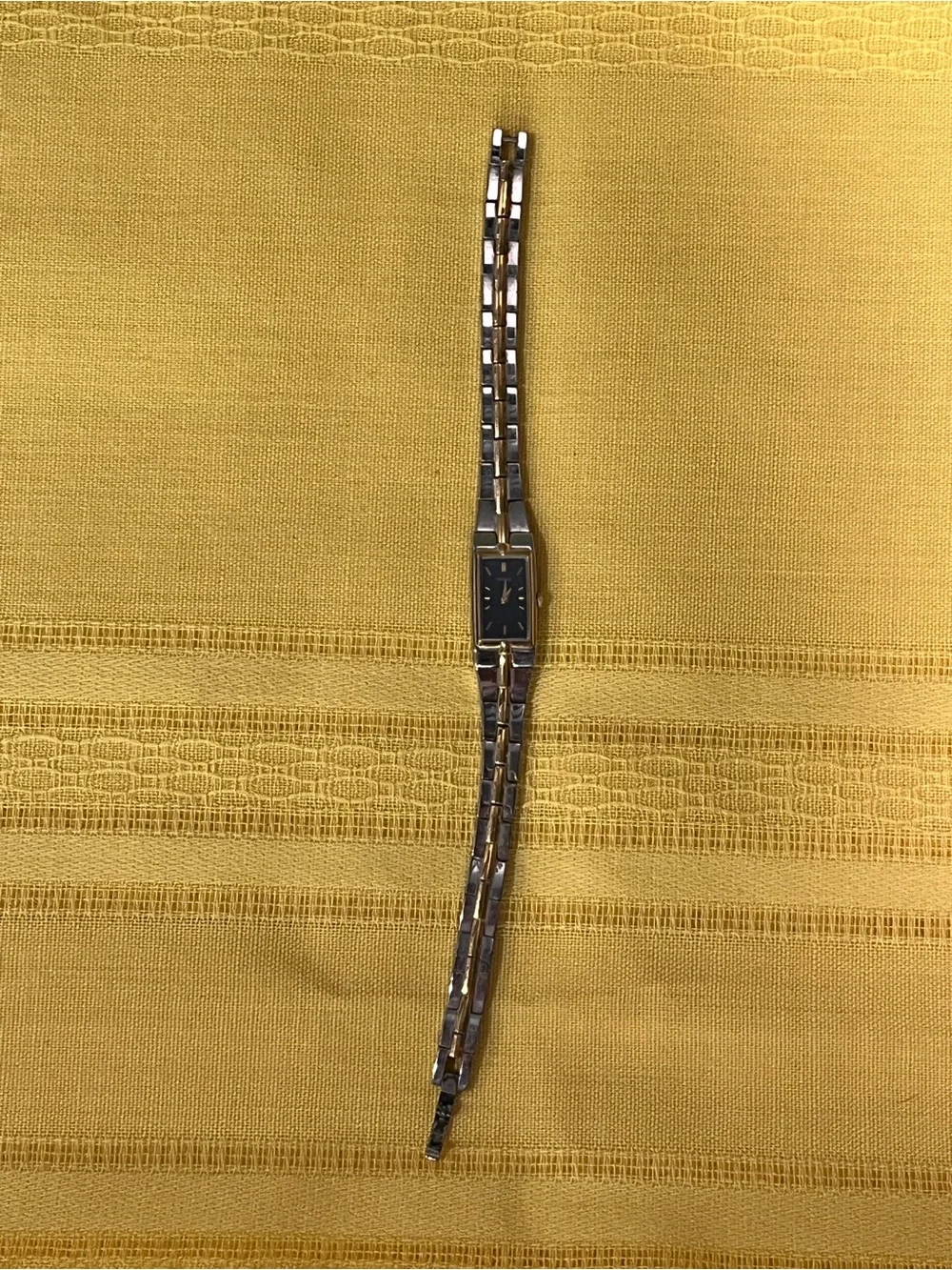 Vintage Seiko Two-Tone “Tank” Watch